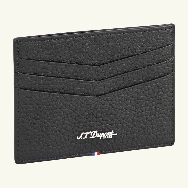 Neo Capsule Card Holder Black st dupont neo capsule card holder black