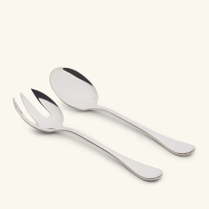 Albi Salad Serving Set Silver Plated with Gift Box christofle albi salad serving set silver plated with gift box