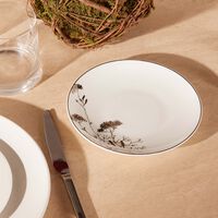 bernardaud promenade bread   butter plate round silver 16cm