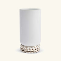 Babylone Vase Medium White christofle babylone vase medium white
