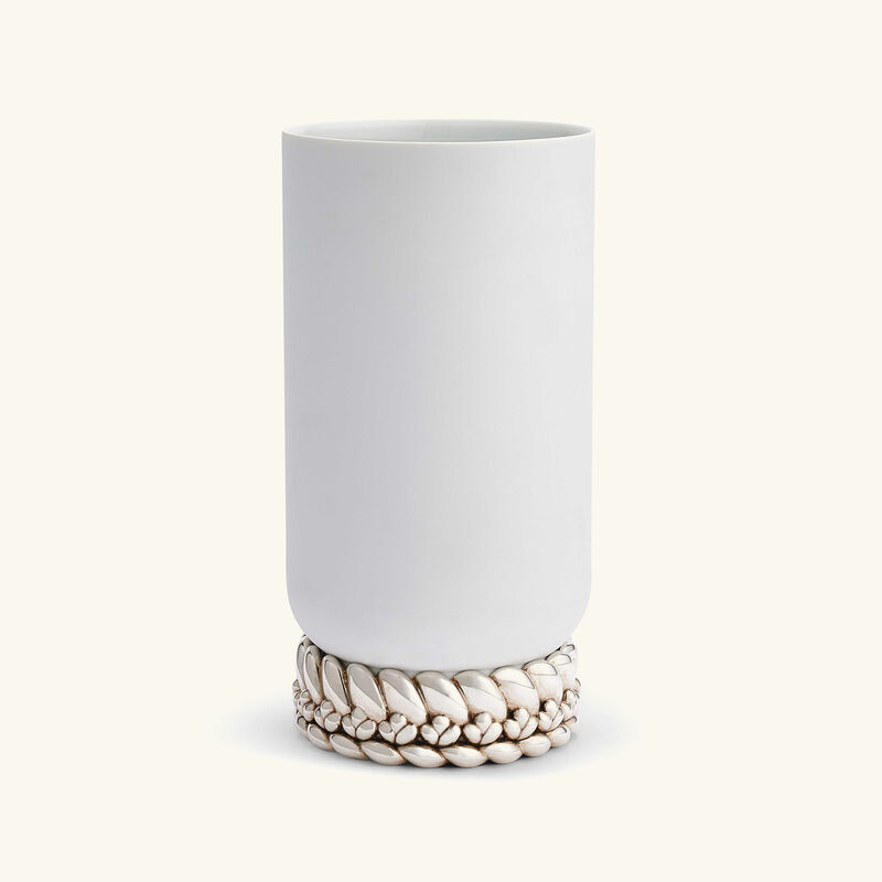 Babylone Vase Medium White christofle babylone vase medium white