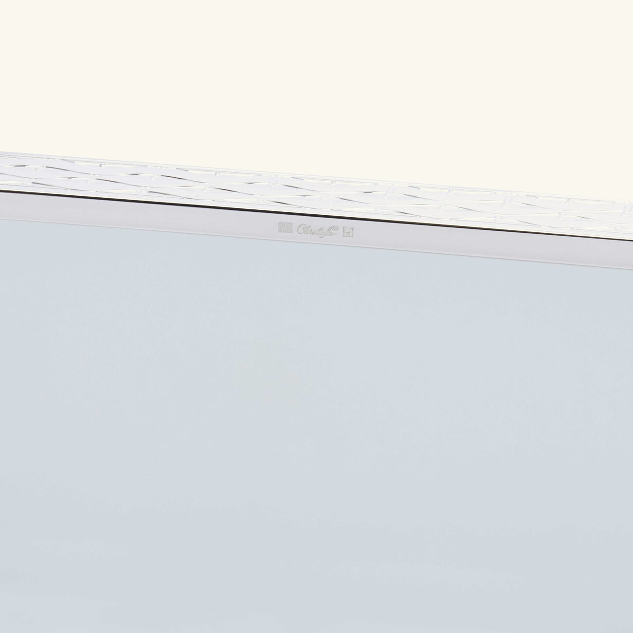 Sève D'argent Serving Tray Square Medium Silver Plated christofle s ve d argent serving tray square medium silver plated