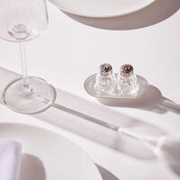 christofle malmaison salt   pepper shakers