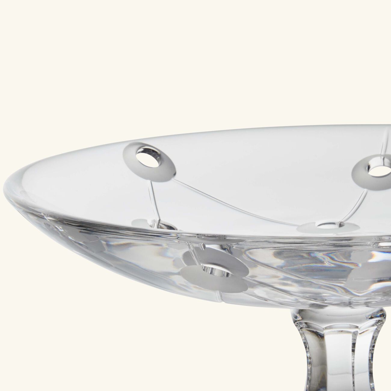 ماريو تشيوني وعاء ديكور كوستيليشن شفاف بحجم متوسط