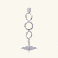 christofle vertigo four ring candle holder silver plated