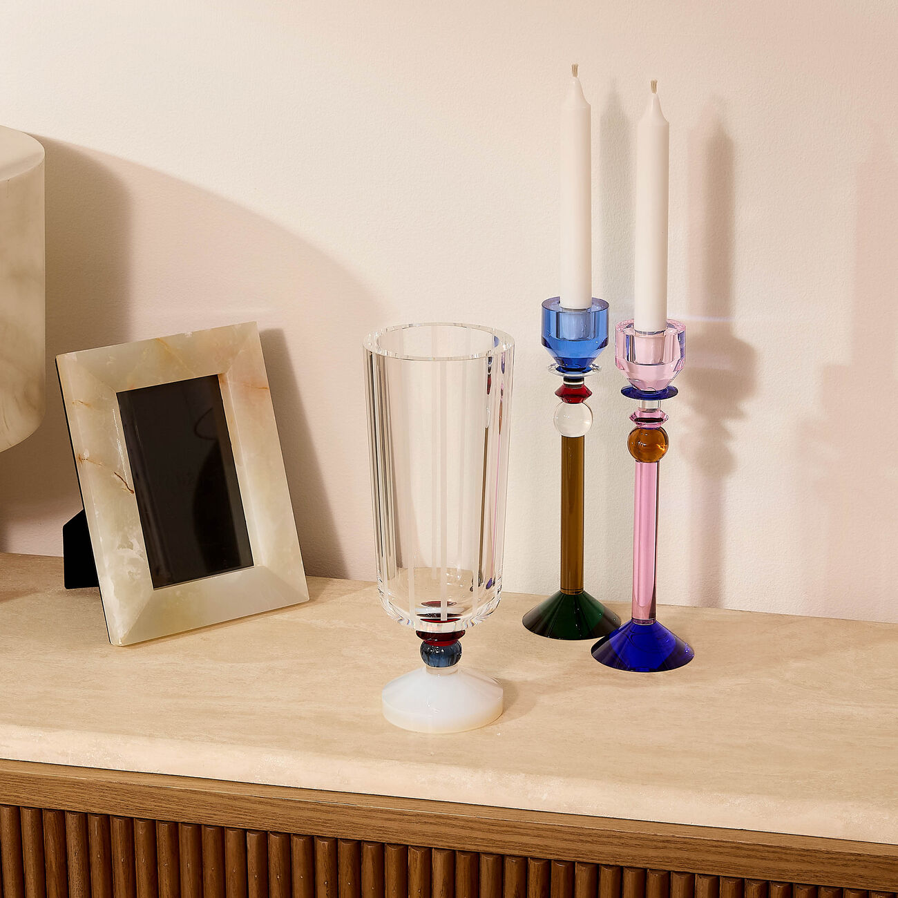 reflections copenhagen florian vase tall clear