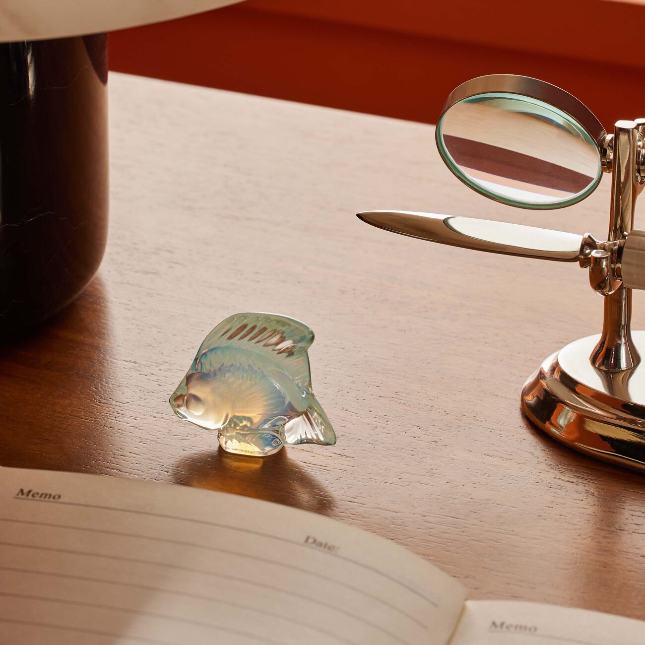 Fish Figurine Mini Opal lalique fish figurine mini opal