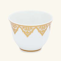 bernardaud venise arabic coffee cup gold