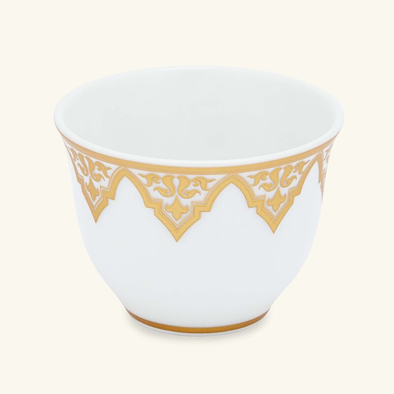 bernardaud venise arabic coffee cup gold