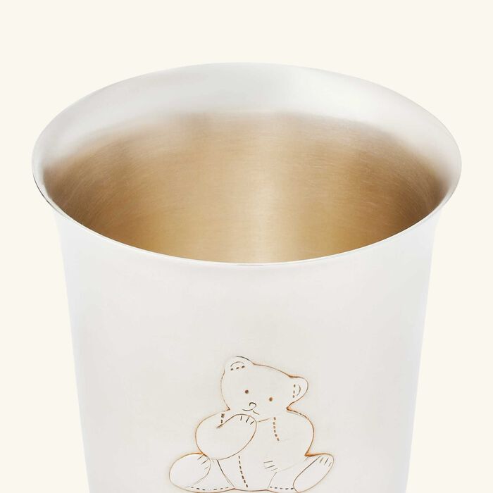 Charly Bear Baby Cup Silver Plated christofle charly bear baby cup silver plated