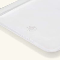 christofle silver time serving tray square silver plated