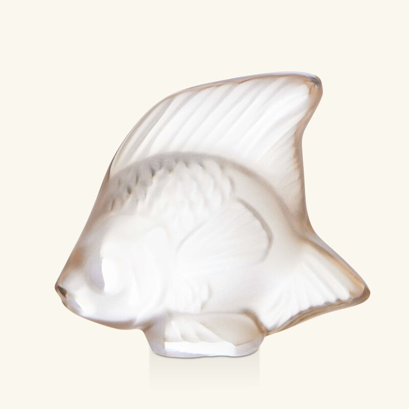 Fish Figurine Mini Gold lalique fish figurine mini gold