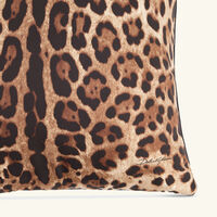 dolce gabbana casa silk twill pillow brown