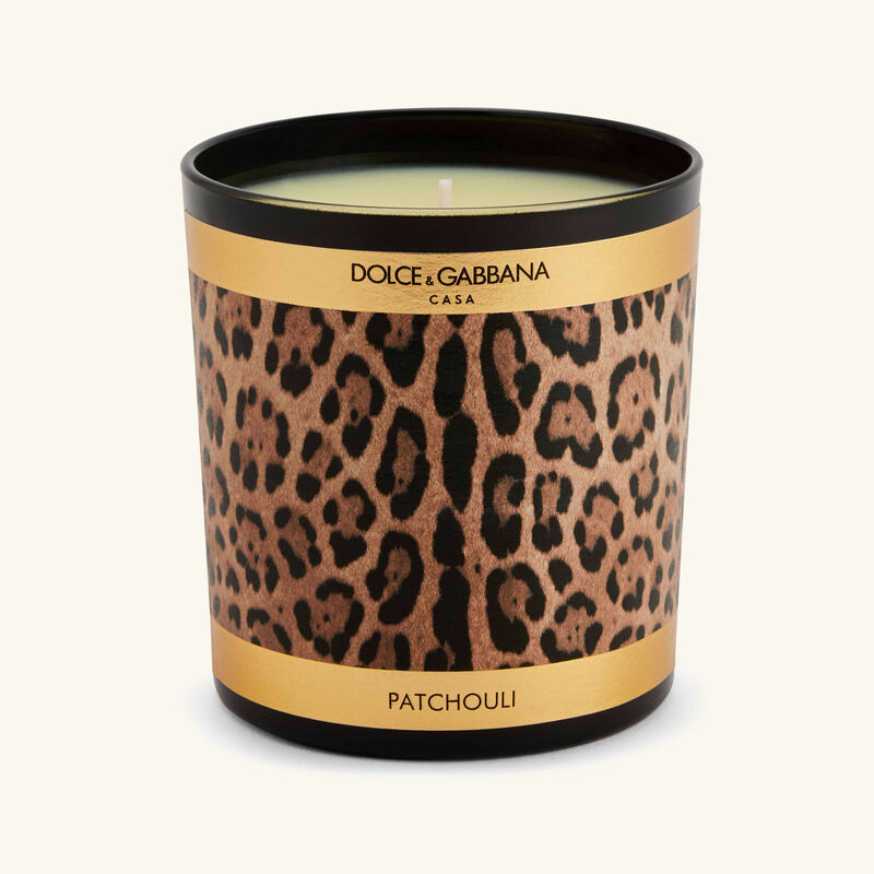 dolce gabbana casa leopard patchouli candle