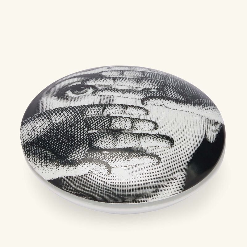fornasetti tema e variazioni no 154 decorative box round black