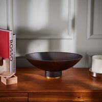 لوبجيه قطعة ديكور مركزية ألهامبرا كبيرة باللون البني