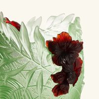 Hibiscus Vase Medium Green daum hibiscus vase medium green