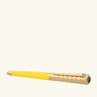 Liberte Rollerball Pen Yellow st dupont liberte rollerball pen yellow