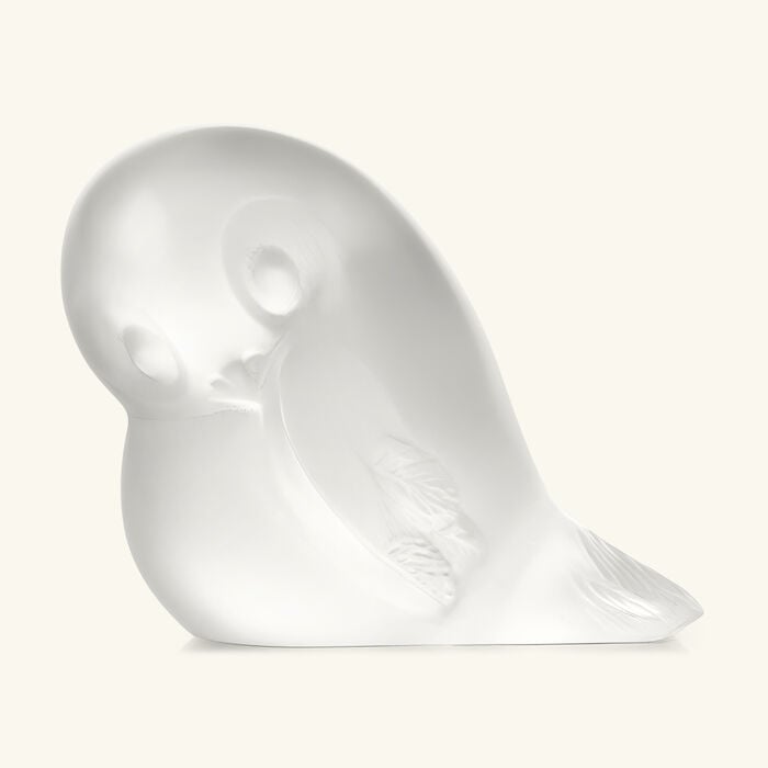 Piou Tail Down Sculpture Small Clear lalique piou tail down sculpture small clear