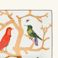 Aux Oiseaux Ashtray Rectangular Gold bernardaud aux oiseaux ashtray rectangular gold
