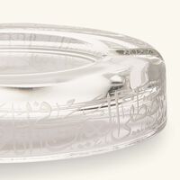 Thuluth Ashtray Round Clear dimlaj thuluth ashtray round clear