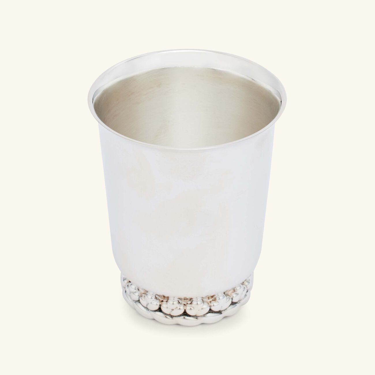 christofle babylone baby cup silver plated
