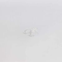 christofle mood nomade tray round large stainless steel