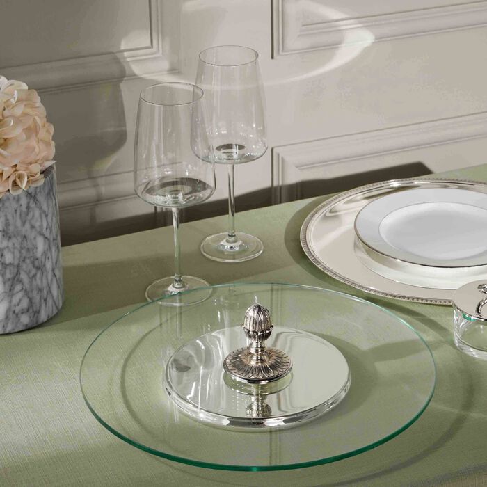 Malmaison Cheese Tray Round Medium Silver Plated christofle malmaison cheese tray round medium silver plated