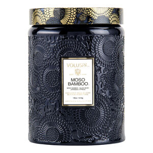 Moso Bamboo Large Jar Candle, medium