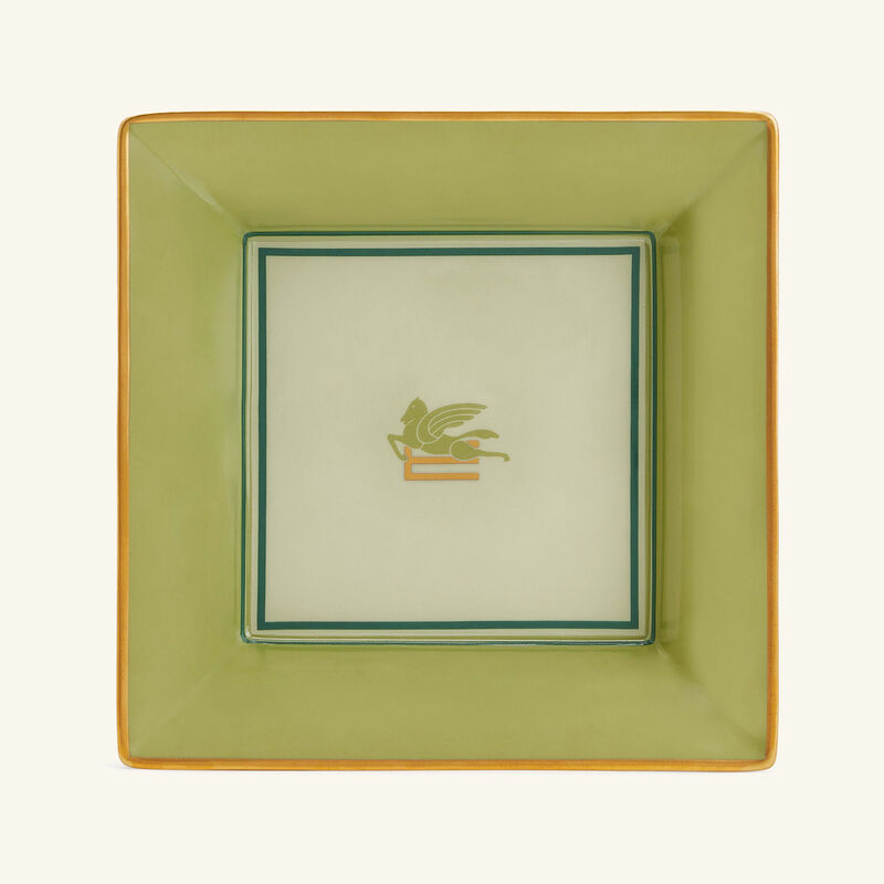 إيترو صينية بيجاسو للمقتنيات الصغيرة مربعة صغيرة خضراء