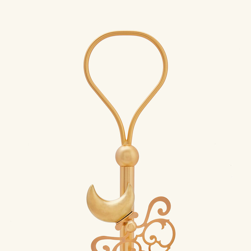 Peacock Extravaganza Cookie Stand & Coffee Cup Holder Gold villari peacock extravaganza cookie stand coffee cup holder gold