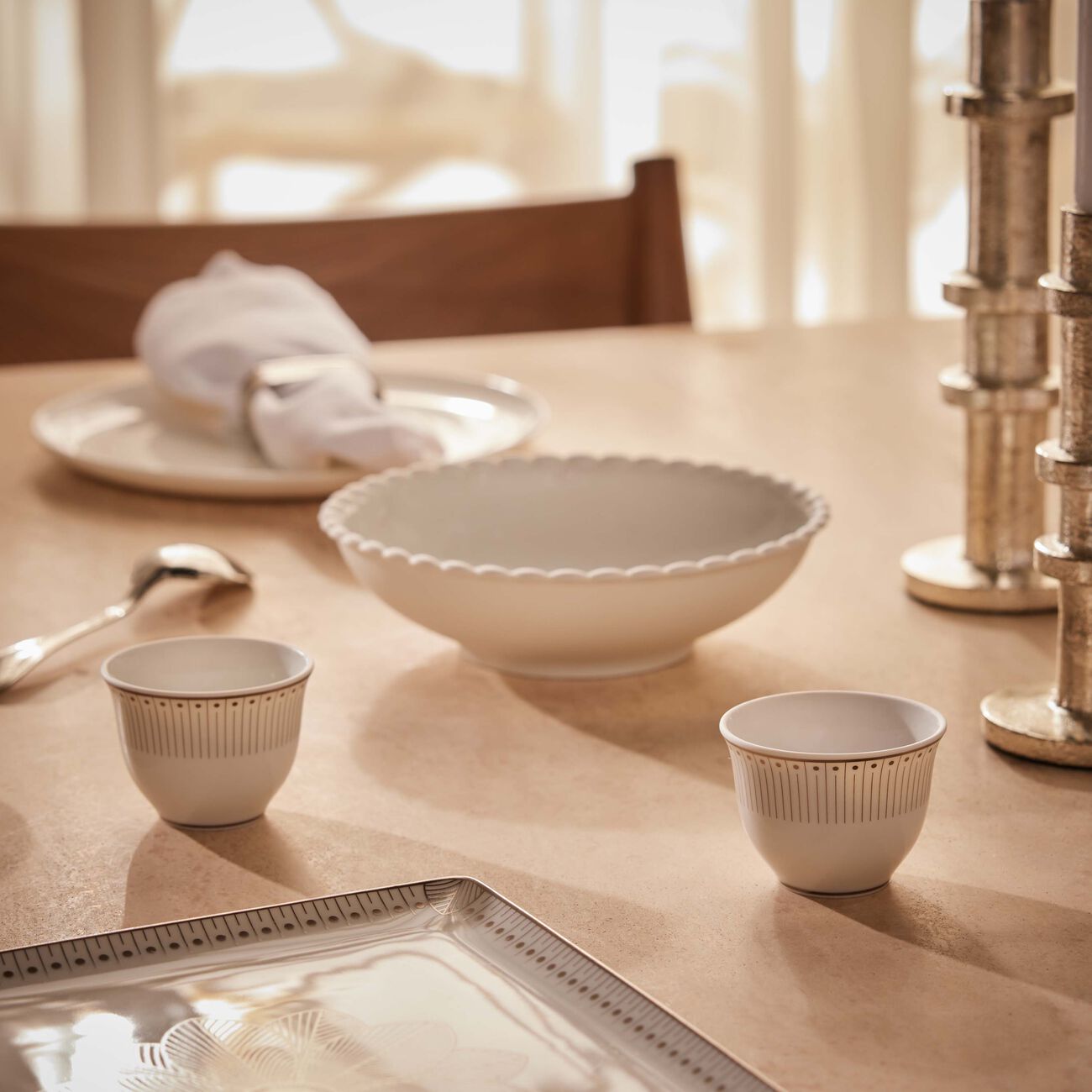 christofle malmaison imp riale coffee cups platinum set of 2