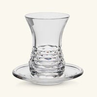 Sensorial Armudu Tea Cup & Saucer Clear mario cioni c sensorial armudu tea cup saucer clear