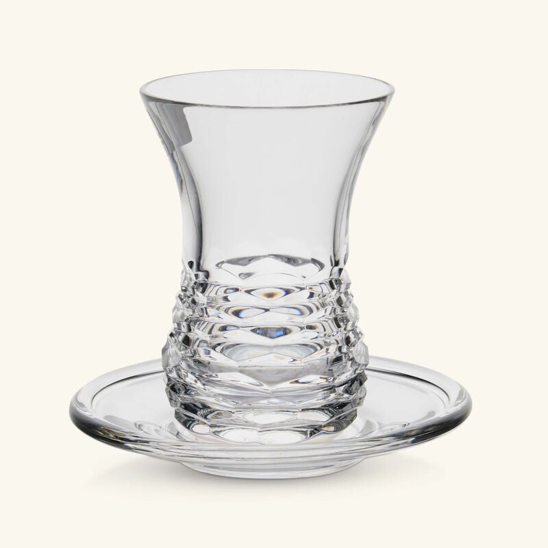 Sensorial Armudu Tea Cup & Saucer Clear mario cioni c sensorial armudu tea cup saucer clear