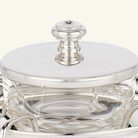 christofle albi caviar serving bowl silver plated