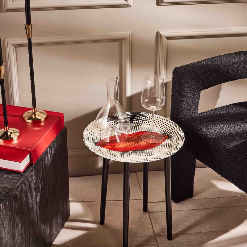 Bocca Tray Round Large Red Limited Edition fornasetti bocca tray round large red limited edition