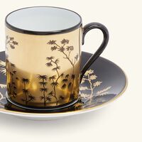 pinto paris kyoto coffee cup and saucer black