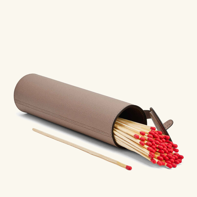 Prometeo Matches Holder Brown giobagnara prometeo matches holder brown