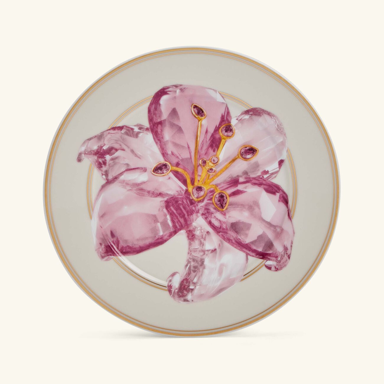 rosenthal idyllia bread   butter plate round lily 18 cm