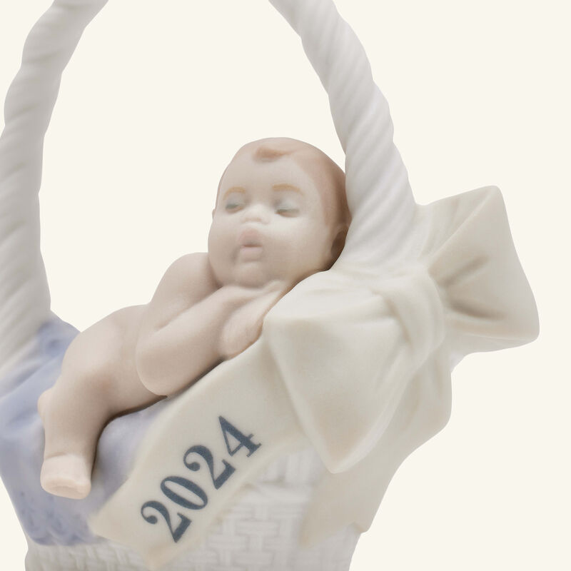 Born in 2024 Boy Figurine Small White lladro born in 2024 boy figurine small white