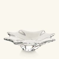 baccarat cadix ashtray round small clear
