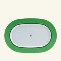 Signum Fern Plate Oval Green 24cm rosenthal signum fern plate oval green 24cm