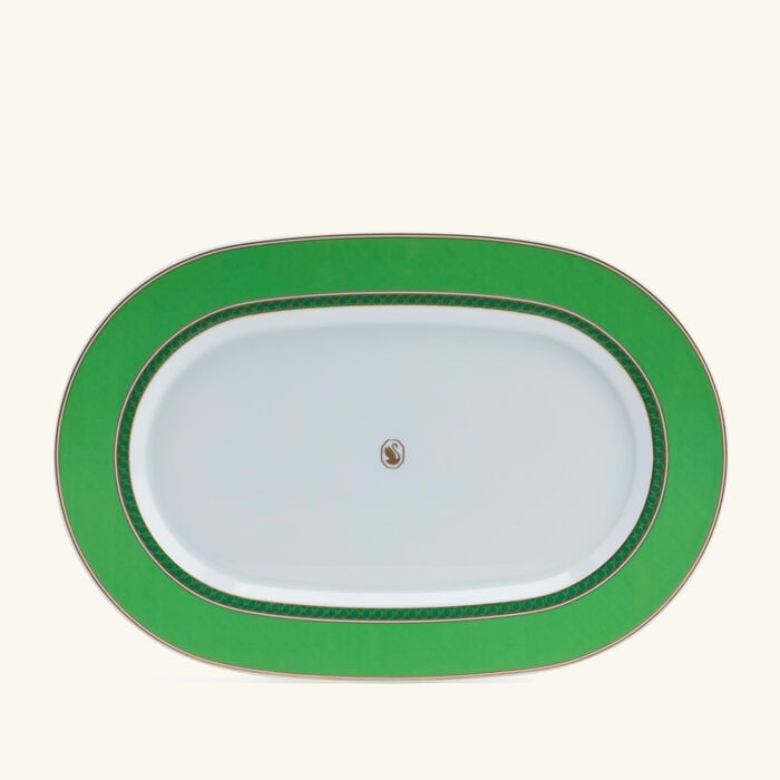 طبق سيغنوم فيرن بيضاوي أخضر 24 سم روزنتال طبق سيغنوم فيرن بيضاوي أخضر 24 سم