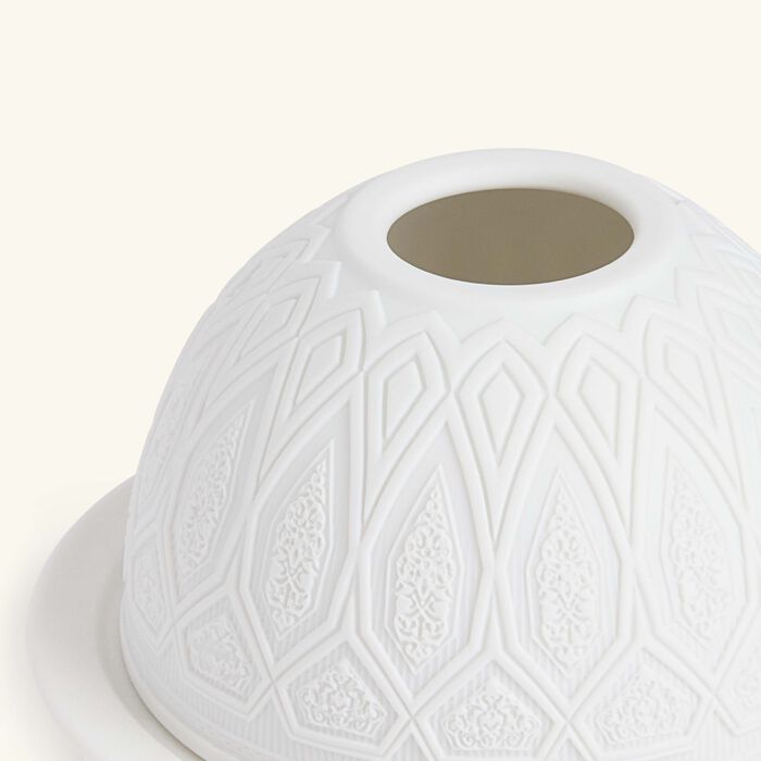 Lithophanie Amana Candle Holder White bernardaud lithophanie amana candle holder white