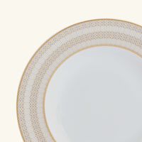 baccarat arcadia soup plate gold   platinum 23cm set of 2