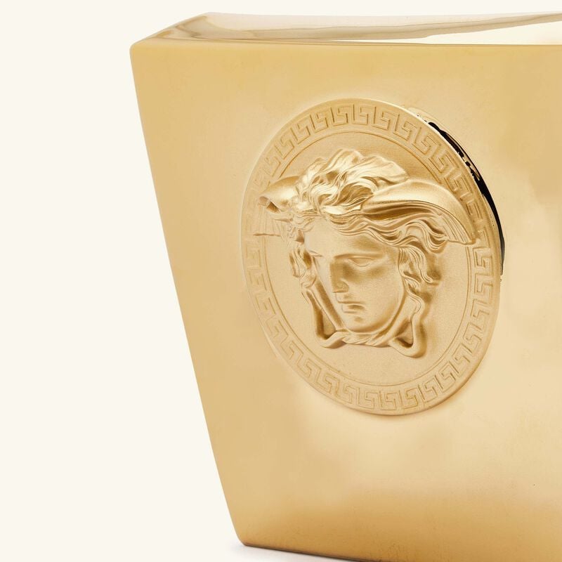 versace medusa vase small gold