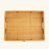 Bailey Serving Tray Rectangular Large Brown ralph lauren home bailey serving tray rectangular large brown