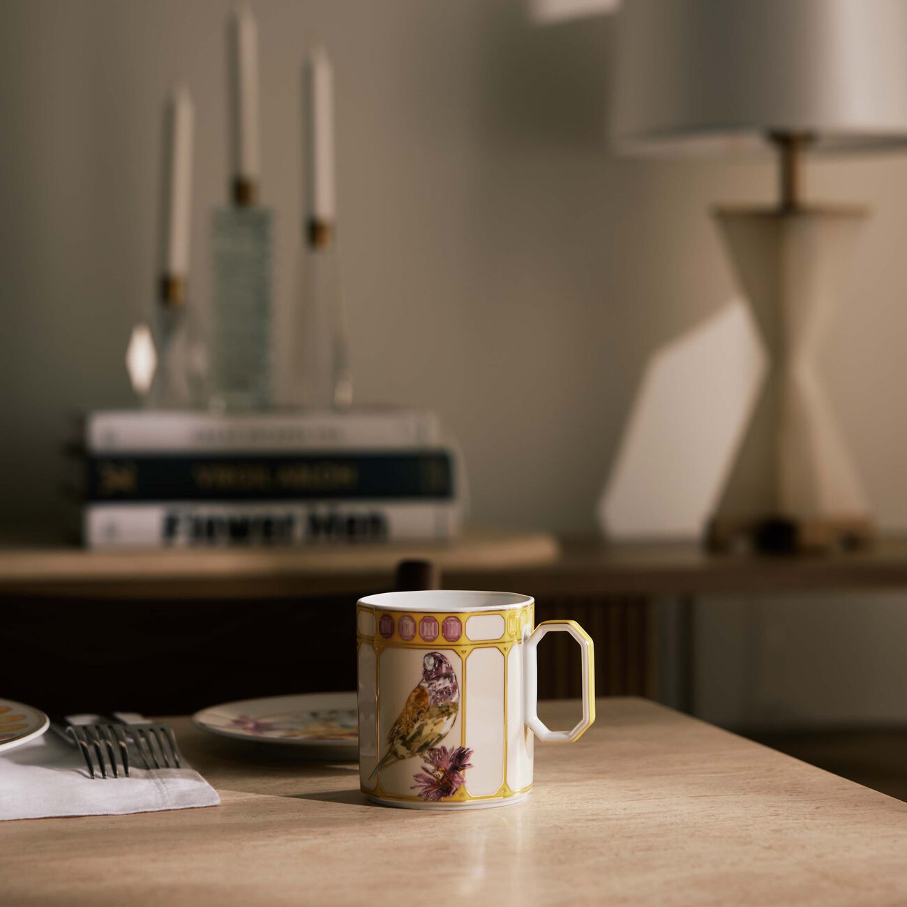 Idyllia Mug Finch Yellow rosenthal idyllia mug finch yellow