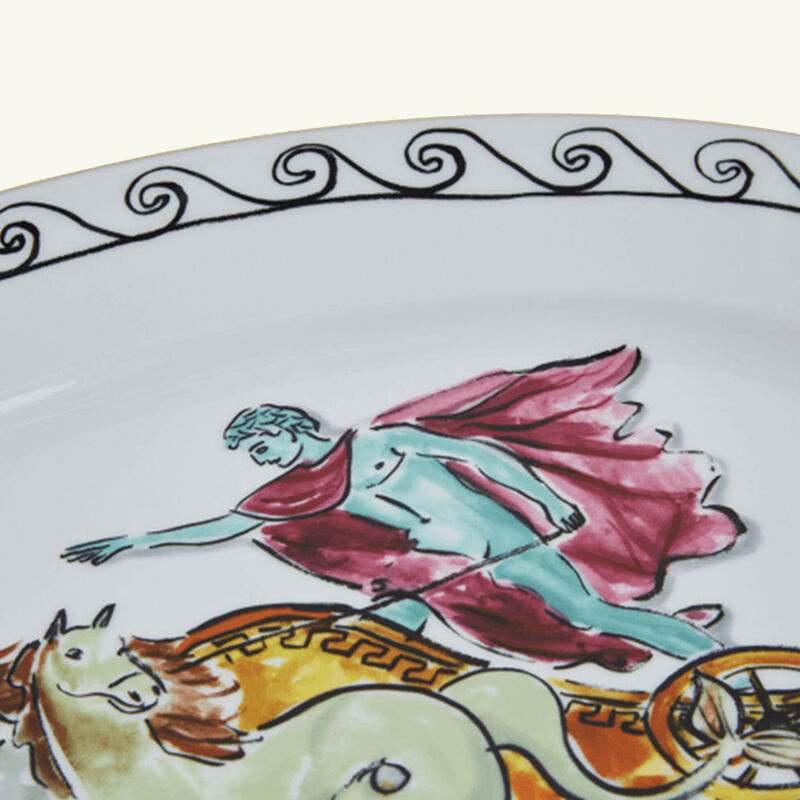 Il Viaggio Di Nettuno Serving Platter Oval White/Beige ginori 1735 il viaggio di nettuno serving platter oval white beige
