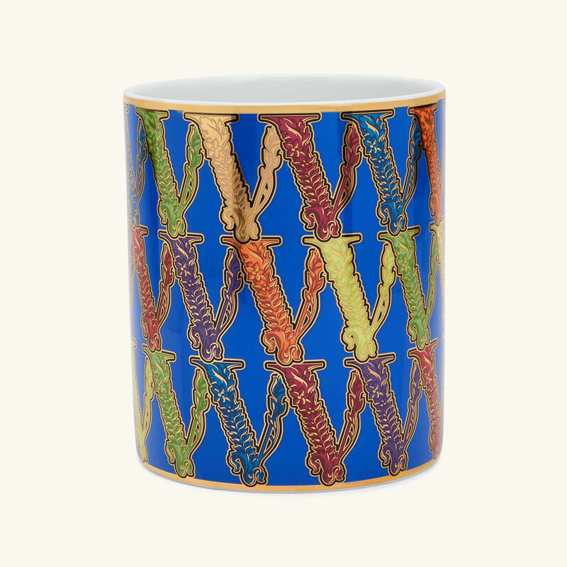 Virtus Gala Vase Small Blue versace virtus gala vase small blue